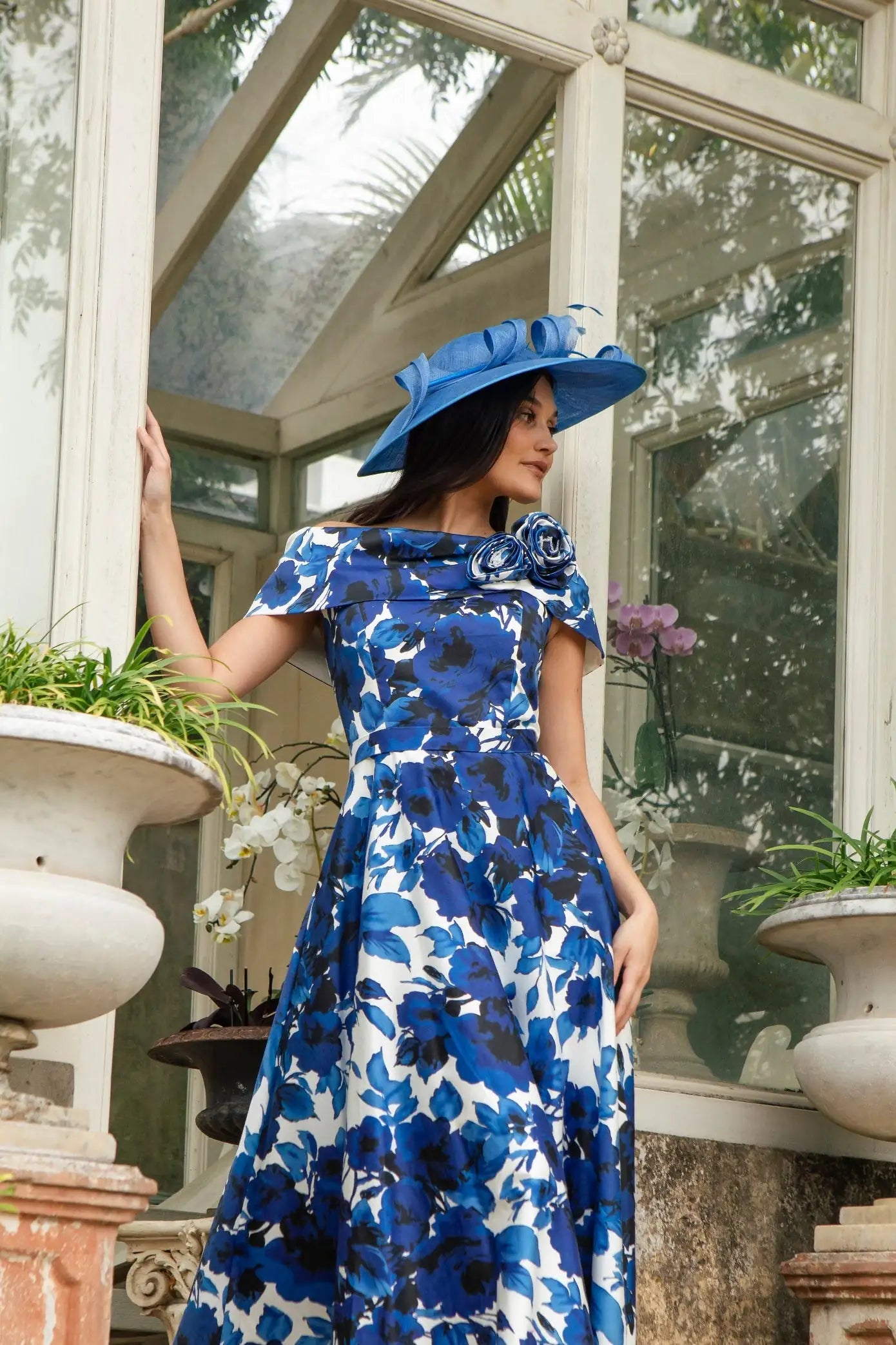 Ispirato Large Brim Hat in Capri